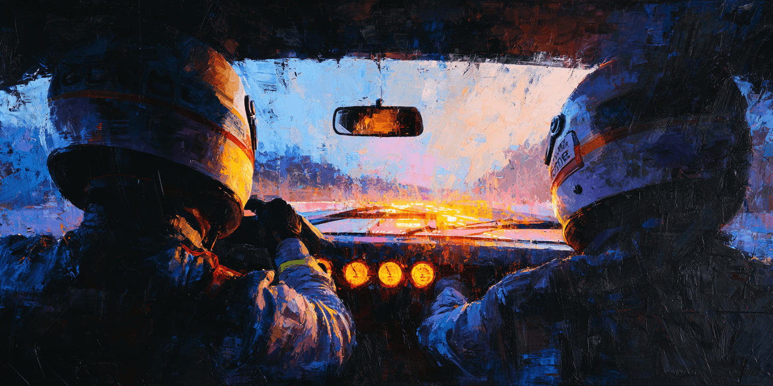 Car cockpit painting